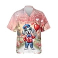 thumbnail image 1 of Happy Valentine’s Day Adorable Great Dane Puppy Holding Heart Balloon Hawaiian Shirt Breathable Summer Unisex Merch Danes Dog Lover Gifts - 00030, 1 of 6