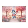 thumbnail image 1 of Happy Valentine’s Day Adorable Great Dane Puppy Holding Heart Balloon Horizontal Metal Aluminum Sign Danes Dog Lover Gifts Wall Art Home Decor - 00030, 1 of 5