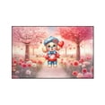 thumbnail image 1 of Happy Valentine’s Day Adorable Poodle Puppy Holding Heart Balloon Indoor Rug Poodles Dog Lover Gifts Idea Carpet Living Bed Room Sofa Home Decor - 00030, 1 of 5