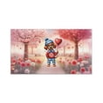 thumbnail image 1 of Happy Valentine’s Day Adorable Rhodesian Ridgeback Puppy Holding Heart Balloon Doormat Ridgebacks Dog Lover Gifts Indoor Outdoor Welcome Mat - 00030, 1 of 5