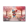 thumbnail image 1 of Happy Valentine’s Day Adorable Rhodesian Ridgeback Puppy Holding Heart Balloon Horizontal Matte Canvas Poster Ridgebacks Dog Lover Gifts Wall Art Home Decor - 00030, 1 of 5