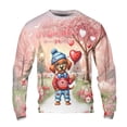 thumbnail image 1 of Happy Valentine’s Day Adorable Rhodesian Ridgeback Puppy Holding Heart Balloon All Over Print 3D Sweatshirt Unisex Merch Ridgebacks Dog Lover Gifts - 00030, 1 of 6