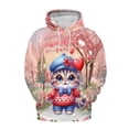 thumbnail image 1 of Happy Valentine’s Day Adorable Scottish Fold Kitten Holding Heart Balloon All Over Print 3D Hoodie Unisex Merch Hoodies Cat Lover Kitten Owner Gifts - 00030, 1 of 6