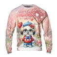 thumbnail image 1 of Happy Valentine’s Day Adorable Shih Tzu Puppy Holding Heart Balloon All Over Print 3D Sweatshirt Unisex Merch Lion Dog Lover Gifts - 00030, 1 of 6