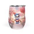 thumbnail image 1 of Happy Valentine’s Day Adorable Siamese Kitten Holding Heart Balloon 12oz Stainless Steel Wine Tumbler Insulated Cup with Lid Cat Lover Kitten Owner Gifts - 00030, 1 of 5