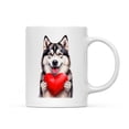thumbnail image 1 of Happy Valentine's Day Alaskan Malamute Brings Love Heart Mug Alaska Mal Dog Lovers Gifts Coffee Tea Cup - 02028, 1 of 4