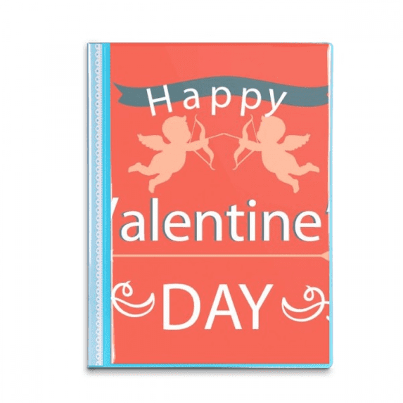 Happy Valentine's Day Angels Love Book Sheet Protectors Portfolio Binder Folder
