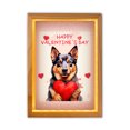 thumbnail image 1 of Happy Valentine's Day Australian Cattle Dog Brings Love Heart Acrylic Plaque with Wood Photo Frame Box Heeler Lover Gifts Light Box - 02028, 1 of 5