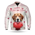 thumbnail image 1 of Happy Valentine's Day Beagle Brings Love Heart All Over Print 3D Baseball Jacket Beagles Dog Lover Gifts Idea Bomber Jacket Softball - 02028, 1 of 6