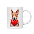 thumbnail image 1 of Happy Valentine's Day Bull Terrier Brings Love Heart Mug Bully Dog Lovers Gifts Idea Coffee Tea Cup - 02028, 1 of 4