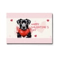 thumbnail image 1 of Happy Valentine's Day Cane Corso Brings Love Heart Horizontal Matte Canvas Poster Italian Mastiff Dog Lover Gifts Idea Wall Art Home Decor - 02028, 1 of 5