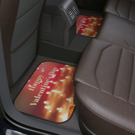 Happy Valentine's Day Car Floor Mats, 1pc