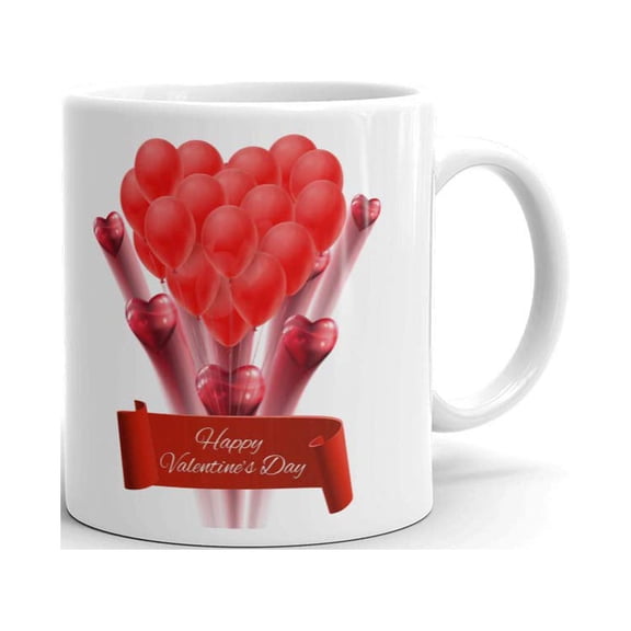 Happy Valentine's Day Coffee Tea Ceramic Mug Office Work Cup Gift 11oz