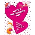 thumbnail image 1 of Happy Valentine's Day Coloring & Activity Book: Cute Animals, Copy the Picture, Word Puzzles, Mazes for Hours of Fun (Paperback), 1 of 1