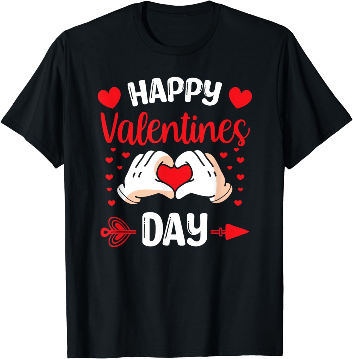 Happy Valentine's Day Couples Valentine Date Love T-Shirt - Walmart.com
