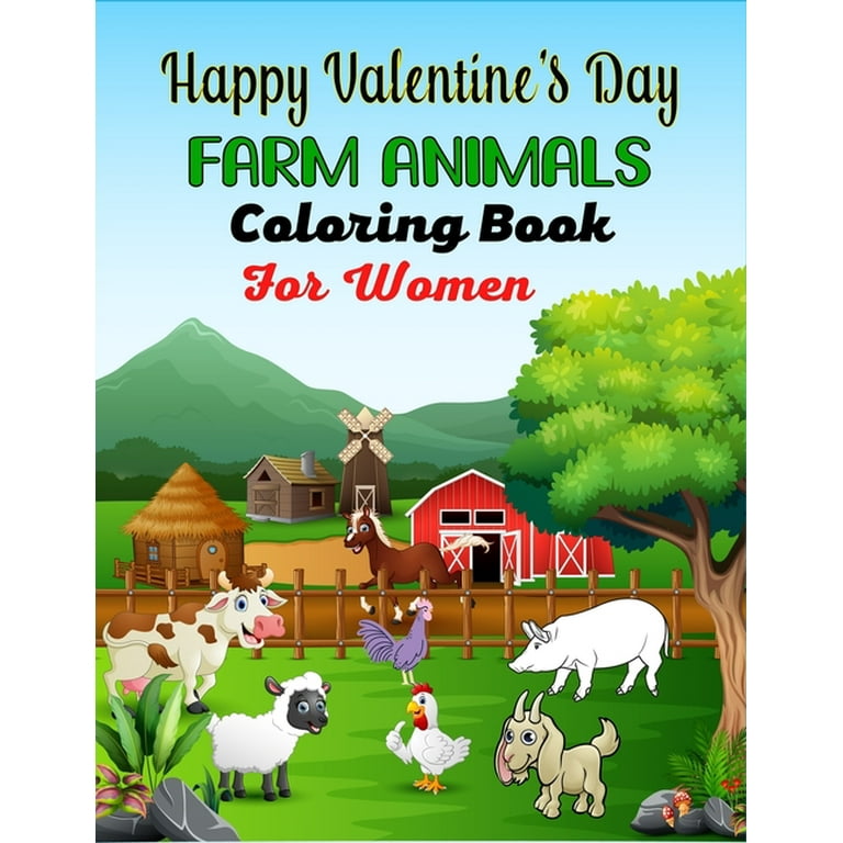 Farm Coloring Book For Kids: Farm Activity Book Fun Include Animals (Pig,  Cow, Goat, Sheep, Horse and More!) (Paperback)