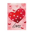 thumbnail image 1 of Happy Valentine's Day Garden Flag 12x18 Inch Double Sided For Outside Red Plaid Love Tulip Hearts Memorial Day Holiday Yard Decoration Small Flags, 1 of 4