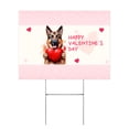 thumbnail image 1 of Happy Valentine's Day German Shepherd Brings Love Heart Yard Sign Alsatian Dog Lover Gifts Outdoor Home Lawn Garden Porch Decor - 02028, 1 of 5