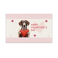 thumbnail image 1 of Happy Valentine's Day German Shorthaired Pointer Brings Love Heart Doormat GSP Lover Dog Gift Indoor Outdoor Welcome Mat - 02028, 1 of 5