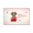 thumbnail image 1 of Happy Valentine's Day German Shorthaired Pointer Brings Love Heart Indoor Rug GSP Lover Dog Gift Carpet Living Bed Room Sofa Home Decor - 02028, 1 of 5