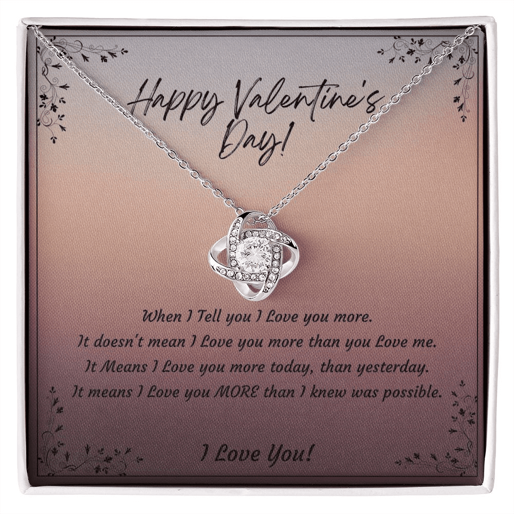 Anavia Happy Anniversary Gift Necklace,Wedding Anniversary Gift for  Wife,Express Love Card Jewelry Gift-[Rose Gold Mini Crystal Heart, Bright  Blue