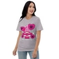 thumbnail image 1 of Happy Valentine's Day Gnome with Heart Sunflower Valentine T-Shirt (Heather Grey, L), 1 of 2