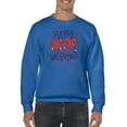 thumbnail image 1 of Happy Valentine's Day Hearts Sweatshirt Men -Smartprints Designs, Male x-Large, 1 of 4