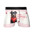 thumbnail image 1 of Happy Valentine's Day Pitbull Brings Love Heart All Over Print Boxer Briefs Underwear for Men Dad Terrier Dog Lover - 02028, 1 of 6
