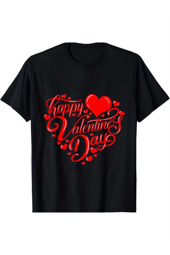 Happy Valentine s Day T-Shirt for Man 180gFamily T-Shirt