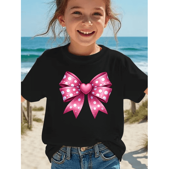 MAWOTEA Happy Valentine's Day Themed Graphic T-shirts for Kids,Boys and Girls Short Sleeve Crew Neck,Ideal Gift for Birthday,Size 3Year-13Year