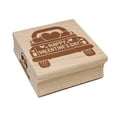 thumbnail image 1 of Happy Valentine's Day Truck Square Rubber Stamp Stamping Scrapbooking Crafting - Small 1.25in, 1 of 7
