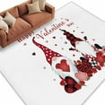 thumbnail image 1 of Happy Valentine's Washable Area Rug 5 x 8 ft Day Gnomes Red Loves , Soft Non Slip Rugs Stain Repellent Indoor Felt Carpet for Living Dining Room Bedroom Home Office, 1 of 9