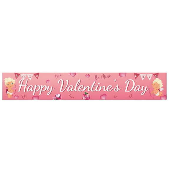 Valentine's Day Outfit WomenHappy Valentines Day Banner - XtraLarge, 118x20 Inch | Valentine Yard Banner, Valentines Day Decorations Outdoor | Valentines Day Party Decorations