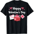 thumbnail image 1 of Happy Valentines Day Be Mine Cute Hearts V-Day Pajama T-Shirt, 1 of 4