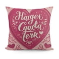thumbnail image 1 of Happy Valentines Day Decorative Throw Pillow Covers, All You Need is Porch Outdoor Home Decor, February 14 Wedding Couch Cushion Case, 1 of 5