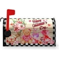 thumbnail image 1 of Happy Valentines Day Mailbox Cover Romantic Bear Red Love Heart Mailbox Wrap Magnetic Standard Size 18 X 21 Floral Black Buffalo Plaid Mailbox Covers Holiday Post Letter Box Cover, 1 of 6