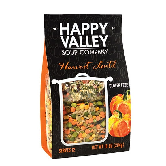 Happy Valley Soup Company Harvest Lentil Gluten Free Soup, 10 oz