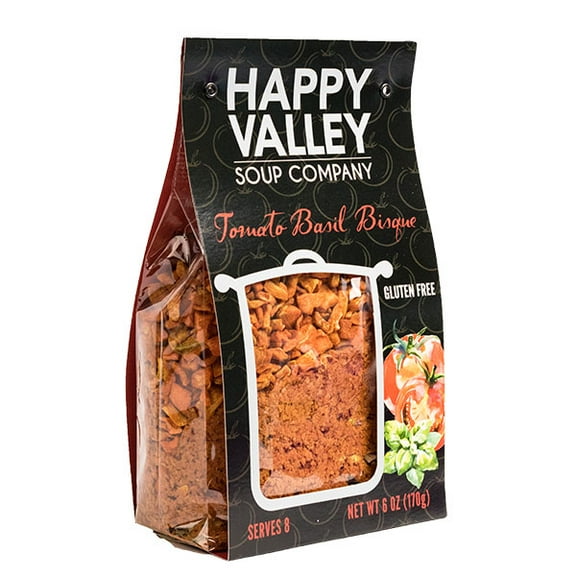 Happy Valley Soup Company - Tomato Basil Bisque - Dry Mix - Serves 8