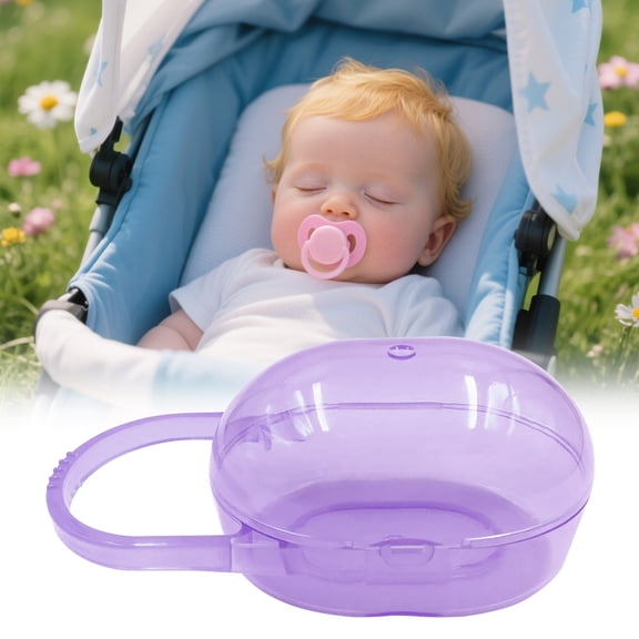 Happy Valley Workshop Pacifier Box, Travel Universal Pacifier Box with Handle, is Very Useful for Mothers - A Great BPA-Free Tool for Storing Pacifiers, Pack of 3