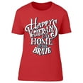 thumbnail image 1 of Happy Veterans Day Home  T-Shirt Women -Image by Shutterstock Women T-Shirt, Female Small, 1 of 2