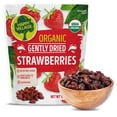 thumbnail image 1 of Happy Village Organic Dried Strawberries, 18 oz Resealable Pack, Soft & Juicy, Kosher, Non-GMO, Apple Juice Infused Strawberry, 1 of 6