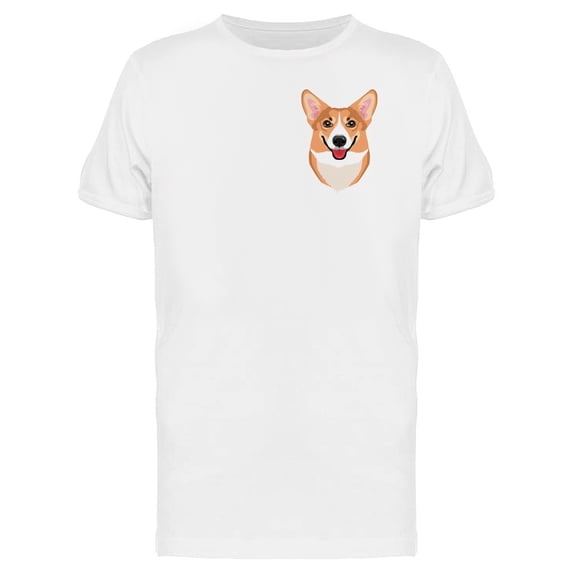 Happy Welsh Corgi Upperside Tee Men's -Image by Shutterstock