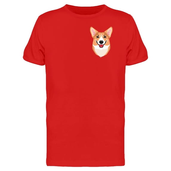 Happy Welsh Corgi Upperside Tee Men's -Image by Shutterstock