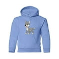thumbnail image 1 of Happy Wolf Hoodie Juniors -Image by Shutterstock,  Large, 1 of 4