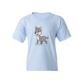 thumbnail image 1 of Happy Wolf T-Shirt Juniors -Image by Shutterstock,  x-Large, 1 of 4