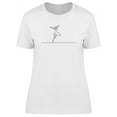 thumbnail image 1 of Happy Woman Stretching  T-Shirt Women -Image by Shutterstock, Female Small, 1 of 2