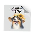 thumbnail image 1 of Happy Women's Day Border Collie Sunflower Vintage Proud Mom Cutout Transfer Sticker Borders Dog Lovers Gifts Idea Transparent Decal Art Decor - 02030, 1 of 5