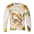 thumbnail image 1 of Happy Women's Day Golden Retriever Sunflower Vintage Proud Mom All Over Print 3D Sweatshirt Unisex Merch Goldens Dog Lover Gifts Idea - 02030, 1 of 6