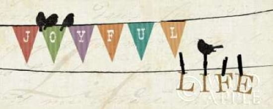 Happy Words II Canvas Art - Pela (10 x 20)