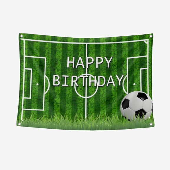 Happy birthday Thickened Spring Yarns Background Cloth - Heat Transfer Printing HD non-Fading Indoor And Outdoor Wear-Resistant Decorative Cloth 3.28*4.92FT/100*150CM